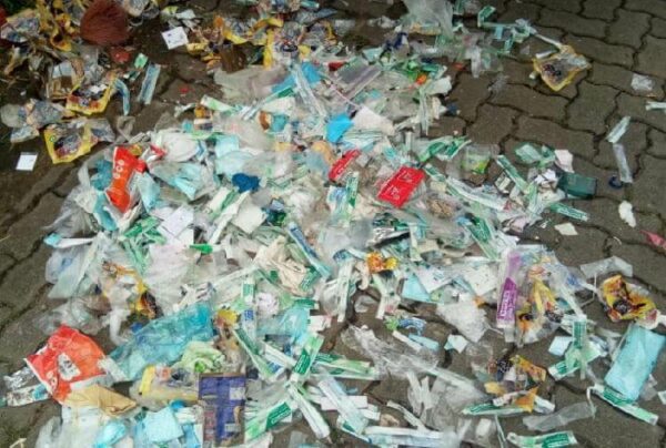 medical waste on roads medical waste