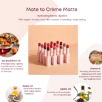 Mediciner.in - Mate To Crème Matte | Hydrating Matte Lipstick - 01 Adorable | 2025 4 2025