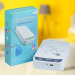 Mediciner.in - Life of Riley UV Sterilizer Coating Machine | Portable Electric Box for Cell Phone, Mask, Glasses | Kills Germs Viruses & Bacteria (White) | 2025 Life of Riley UV Sterilizer Coating Machine
