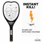 Mediciner.in - Dudki Electric Mosquito Killer | Rechargeable Racket Bat with UV Light | Lithium Battery | 3-Layer Safety Mesh Racket | 6 Months Warranty. | 2025 2 2025