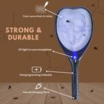 Mediciner.in - Dudki Electric Mosquito Killer | Rechargeable Racket Bat with UV Light | Lithium Battery | 3-Layer Safety Mesh Racket | 6 Months Warranty. | 2025 4 1 2025