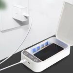 Mediciner.in - Life of Riley UV Sterilizer Coating Machine | Portable Electric Box for Cell Phone, Mask, Glasses | Kills Germs Viruses & Bacteria (White) | 2025 5 2 2025