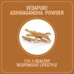 Mediciner.in - VEDAPURE Natural & Pure Ashwagandha Powder - Supports Anxiety & Stress - 100gm (Pack of 1) | 2025 Ashawagandha Powder 6 2025