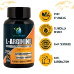Mediciner.in - VEDAPURE L-Arginine Nitric Oxide Booster Supplement For Energy, Muscle Growth, Heart Health & Vascularity - 60 Capsules (Pack of 1) | 2025 L arginine Creative 5 2025