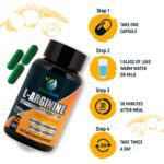 Mediciner.in - VEDAPURE L-Arginine Nitric Oxide Booster Supplement For Energy, Muscle Growth, Heart Health & Vascularity - 60 Capsules (Pack of 1) | 2025 L arginine Creative 6 2025