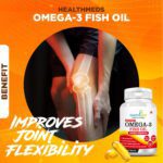 Mediciner.in - HEALTHMEDS Omega-3 Fish Oil Fatty Acids 360mg EPA & 240mg DHA for Healthy Heart, Better Skin, Bones, Joint Care & Eye Health -1000mg 60 Caps (Pack of 1) | 2025 Omega Fish Oil 5 2025