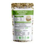 Mediciner.in - VEDAPURE Safed Musli Powder - Supports Muscle Mass, Sports Performance, - 100gm (Pack of 1) | 2025 Safed Musli Powder1 back 2025