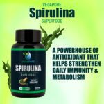 Mediciner.in - VEDAPURE Organic Spirulina Superfood Extract Capsule - Helps in Weight Management & Heart Health, Good Health 500mg 60 Caps (Pack of 1) | 2025 Spirulina 3 2025