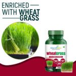 Mediciner.in - HEALTHMEDS Wheat Grass - Natural Antioxidant Superfood, Supports Healthy Joints, Immunity Booster, Non-GMO, Vegan 60Caps 1000mg (Pack of 1) | 2025 Wheatgrass Healthmeds 1 2025