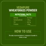 Mediciner.in - Vedapure 100% Natural & Organic Wheatgrass Powder - Helps boosting Immunity & Energy | 100gm (Pack of 1) | 2025 WheatgrassPowder6 2025