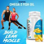 Mediciner.in - VEDAPURE Omega 3 Fish Oil Fatty Acids 1000mg (180mg EPA & 120mg DHA) for Healthy Heart, Eyes & Joints - 60 Softgel Capsules | 2025 omega fish oil vedapure 2 2025