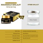 Mediciner.in - ROCK GOLD Pure Ayurvedic Shilajit Resin with Pure Gold & Silver / Authentic Trace Minerals Shilajeet - 30gm (Pack of 1) | 2025 Rockgold Shilajit Silver Gold 4 2025