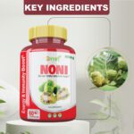 Mediciner.in - Divya Shree Noni Capsule Prevents Arthritis | Improves Skin Help To Lipid Profiles, Extract Dietary Supplement - 60 Capsules - Jeevan Care Ayurveda | 2025 Noni, Ayurveda, herbal remedy for strengthen the immune system, herbal remedy for arthritis relief, herbal supplement for antioxidant, anti allergic, buy ayurvedic medicine online, Wellness