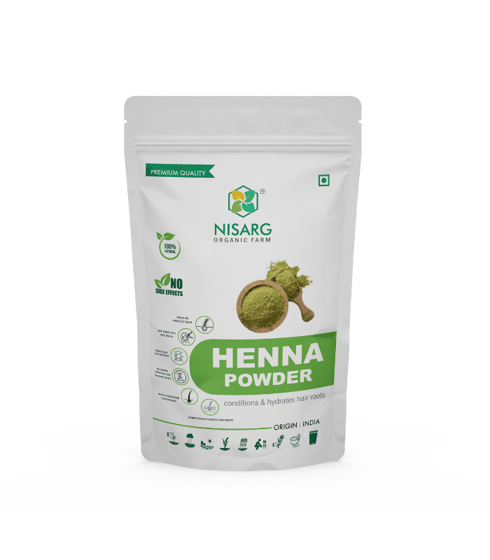 Mediciner.in - Nisarg Organic Henna Leaf Powder | 2025 Nisarg Henna Powder
