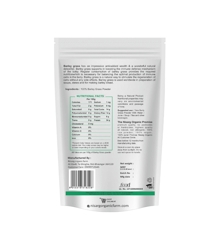 Nisarg Barley Grass Powder