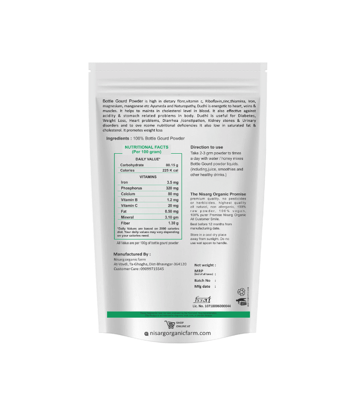 Nisarg Bottle Gourd Powder