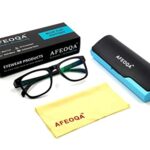 AFEOQA Premium Blue Light Filter Computer Glasses In Square Frame For Eye Protection From Computer Mobile Laptop And Other Digital Screens Medium Black 0 2 2025