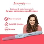 Mediciner.in - Accurate Advanced (Pack of 5) | One Step Midstream Urine HCG Pregnancy Test Kit Device | 2025 Accurate Advanced Pack of 5 One Step Midstream Urine HCG Pregnancy Test Kit Device 0 1 2025