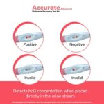 Mediciner.in - Accurate Advanced (Pack of 5) | One Step Midstream Urine HCG Pregnancy Test Kit Device | 2025 Accurate Advanced Pack of 5 One Step Midstream Urine HCG Pregnancy Test Kit Device 0 3 2025