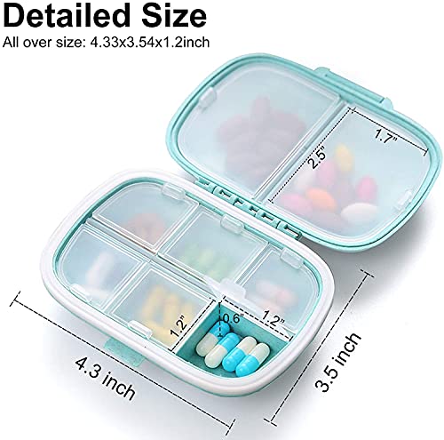 COZY-nose-Pill-Medicine-Organizer-Storage-Box-with-8-Compartments-Moisture-Proof-Made-of-Food-Grade-Cereal-Fiber-BPA-free-Wheat-Straw-Material-Ideal-for-Travel-Pocket-Purse-Daily-Pill-Case-Portable-Me-0-2 COZY nose Pill Medicine Organizer Storage Box with 8 Compartments Moisture Proof Made of Food Grade Cereal Fiber BPA free Wheat Straw Material Ideal for Travel Pocket Purse Daily Pill Case Portable Me 0 2 2025