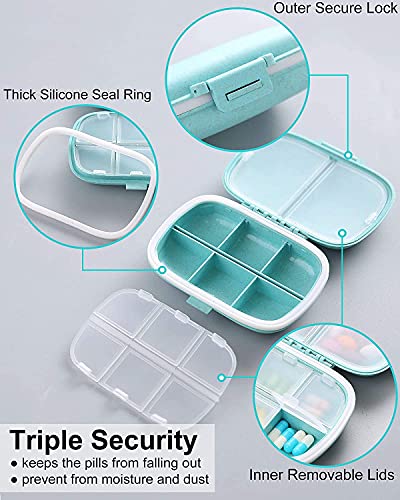 COZY-nose-Pill-Medicine-Organizer-Storage-Box-with-8-Compartments-Moisture-Proof-Made-of-Food-Grade-Cereal-Fiber-BPA-free-Wheat-Straw-Material-Ideal-for-Travel-Pocket-Purse-Daily-Pill-Case-Portable-Me-0-3 COZY nose Pill Medicine Organizer Storage Box with 8 Compartments Moisture Proof Made of Food Grade Cereal Fiber BPA free Wheat Straw Material Ideal for Travel Pocket Purse Daily Pill Case Portable Me 0 3 2025