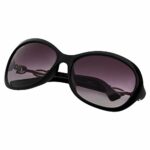 Mediciner.in - CREATURE Gaga Cat-Eye Oversize Sunglasses for Girls (Lens-Purple || Frame-Black || GAGA-007) | 2025 CREATURE Gaga Cat Eye Oversize Sunglasses For GirlsLens PurpleFrame BlackGAGA 007 0 2 2025