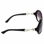 Mediciner.in - CREATURE Gaga Cat-Eye Oversize Sunglasses for Girls (Lens-Purple || Frame-Black || GAGA-007) | 2025 CREATURE Gaga Cat Eye Oversize Sunglasses For GirlsLens PurpleFrame BlackGAGA 007 0 3 2025