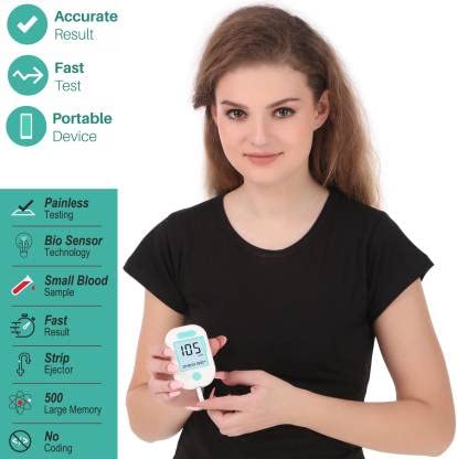 Control-D-Advanced-Digital-Diabetes-Glucose-Blood-Sugar-Testing-Monitor-with-5-Strips-Glucometer-White-Green-0-3 Control D Advanced Digital Diabetes Glucose Blood Sugar Testing Monitor with 5 Strips Glucometer White Green 0 3 2025