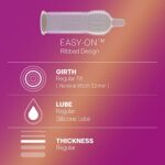 Durex Extra Ribbed Condoms for Men 10 Count Ribbed and Dotted for Extra StimulationSuitable for use with lubes toys 0 1 2025