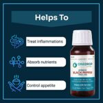 Mediciner.in - Durmeric Onedrop Intensive Black Pepper Herbal Care - 100% Natural Black Pepper Nano Extract - Makes 600 Servings 60ml (Pack of 1) | 2025 Durmeric Onedrop Intensive Black Pepper Herbal Care 60Ml 100 Natural Black Pepper Nano Extract Makes 600 Servings Use with WaterTeaSoupSalad Pack of 1 0 2 2025