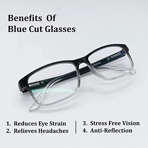 EFERMONE-Blue-Cut-Glasses-For-Eye-Protection-From-Laptop-Computer-Mobile-TV-with-Anti-Glare-and-UV-Protection-Unisex-Free-Size-0-3 EFERMONE Blue Cut Glasses For Eye Protection From Laptop Computer Mobile TV with Anti Glare and UV Protection Unisex Free Size 0 3 2025