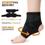 Mediciner.in - Eranqo Ankle Support Braces - Adjustable Foot Compression Injury pain relief for Recovery from Gym (Neoprene , Free Size) | 2025 Eranqo Ankle support braces adjustable foot compression Injury pain relief for recovery for Gym running sports for men and women NeopreneFree Size 0 1 2025
