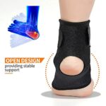 Mediciner.in - Eranqo Ankle Support Braces - Adjustable Foot Compression Injury pain relief for Recovery from Gym (Neoprene , Free Size) | 2025 Eranqo Ankle support braces adjustable foot compression Injury pain relief for recovery for Gym running sports for men and women NeopreneFree Size 0 2 2025