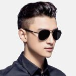 HAYDEN haiza Mens Original Polarized Aviator TAC polycarbonate Sunglasses Black light shade size Medium 400 UV Protection Pack of 1 0 1 2025