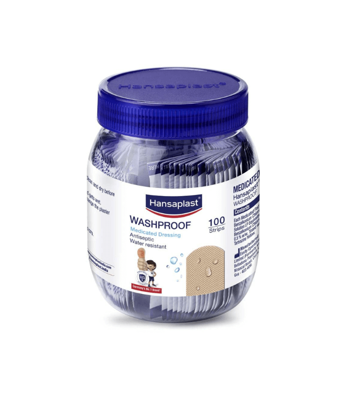 Mediciner.in - Hansaplast Washproof (100 Strips), Skin, 70 x19 mm | 2025 Hansaplast Washproof Band Aid