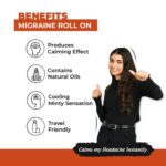Mediciner.in - Herb Tantra Migraine Go Roll On for Relief from Migraine & General Head Aches | Contains Eucalyptus & Peppermint Oil - 9 ml (Pack Of 1) | 2025 Herb Tantra Migraine Go Roll On For Relief From Migraine General Head Aches Contains Eucalyptus and Peppermint Oil 100 Pure and Natural Easy to Use Relaxing 9 ml Pack Of 1 0 2 2025