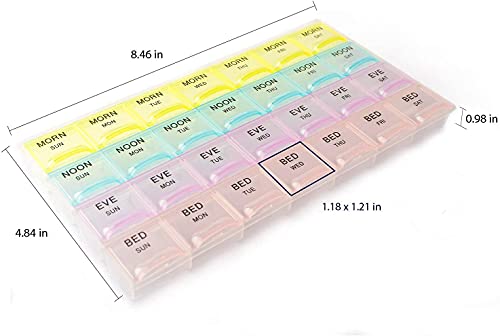 Mediciner.in - Home | 2025 INKULTURE Pill Medicine Organizer Reminder Storage Box 28 Days or 4 Weeks Plastic Pack of 1 0 0 2025