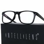 Mediciner.in - Intellilens® Navigator Blue Cut Computer Glasses - Zero Power, Anti Glare & Blue Light Filter | TR90 Frames & CR39 Blue Cut Lens | 2025 Intellilens Navigator Blue Cut Computer Glasses for Eye Protection Zero Power Anti Glare Blue Light Filter UV Protection for Men Women TR90 Frames CR39 Blue Cut Lens 0 3 2025