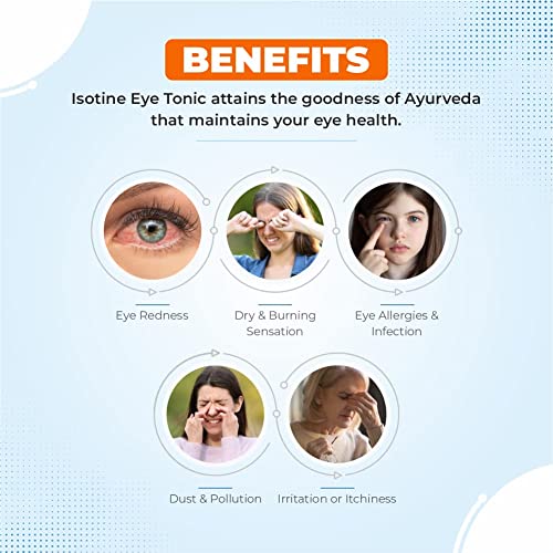 Mediciner.in - E-Clinic | 2025 Isotine Eye Drop 100 Ayurvedic with no side effects pack of 6 Vials 0 0 2025