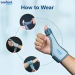 Mediciner.in - Leeford Thumb Splint Support - Carpal Tunnel & Trigger – Thumb Support with Wrist Wrap - Allows Hand Movements – Grey | 2025 Leeford Thumb Splint Support for RightLeft HandsCarpal Tunnel Trigger Thumb Support for Pain Relief with Wrist WrapThumb Brace Allows Hand Movements Grey 0 1 2025