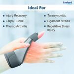 Mediciner.in - Leeford Thumb Splint Support - Carpal Tunnel & Trigger – Thumb Support with Wrist Wrap - Allows Hand Movements – Grey | 2025 Leeford Thumb Splint Support for RightLeft HandsCarpal Tunnel Trigger Thumb Support for Pain Relief with Wrist WrapThumb Brace Allows Hand Movements Grey 0 4 2025