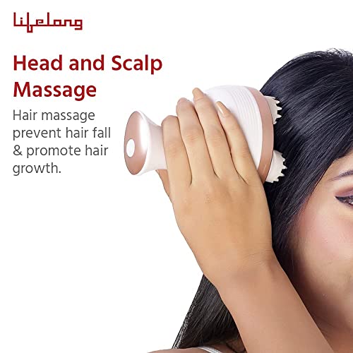 Mediciner.in - Health Devices | 2025 Lifelong LLM225 Rechargeable Head Scalp and Full Body Pain Relief Massager lectric Head Kneading Massager 4 Speed Modes Handheld Portable Head Scratcher Massager for Hair Growth Deep Clean and Relaxat 0 0 2025