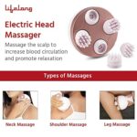 Mediciner.in - Lifelong LLM225 Rechargeable Head, Scalp & Full Body Pain Relief Massager, lectric Head Kneading Massager, 4 Speed Modes | 2025 Lifelong LLM225 Rechargeable Head Scalp and Full Body Pain Relief Massager lectric Head Kneading Massager 4 Speed Modes Handheld Portable Head Scratcher Massager for Hair Growth Deep Clean and Relaxat 0 2 2025
