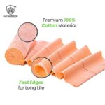 Mediciner.in - MY ARMOR Cotton Crepe Bandage for Pain Relief, 15cm x 4mt Tape for Injury & Muscle Compression with 4 Extra Clips, Pack of 2 | 2025 MY ARMOR Cotton Crepe Bandage for Pain Relief 15cm X 4mt Tape for Injury Muscle Compression with 4 Extra Clips Pack of 2 0 1 2025