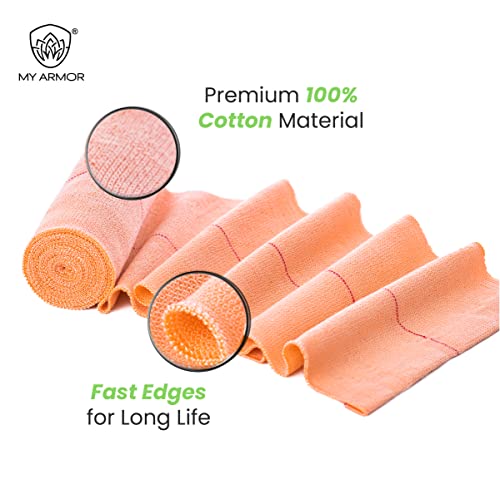 MY-ARMOR-Cotton-Crepe-Bandage-for-Pain-Relief-15cm-X-4mt-Tape-for-Injury-Muscle-Compression-with-4-Extra-Clips-Pack-of-2-0-1 MY ARMOR Cotton Crepe Bandage for Pain Relief 15cm X 4mt Tape for Injury Muscle Compression with 4 Extra Clips Pack of 2 0 1 2025