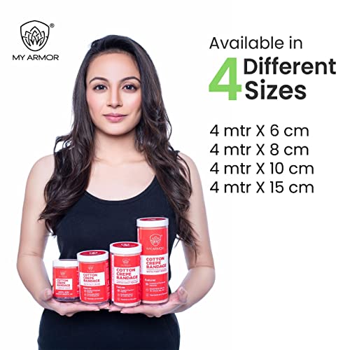 MY-ARMOR-Cotton-Crepe-Bandage-for-Pain-Relief-15cm-X-4mt-Tape-for-Injury-Muscle-Compression-with-4-Extra-Clips-Pack-of-2-0-4 MY ARMOR Cotton Crepe Bandage for Pain Relief 15cm X 4mt Tape for Injury Muscle Compression with 4 Extra Clips Pack of 2 0 4 2025