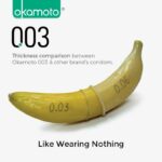 Mediciner.in - Okamoto Condom | Ultra Thin Condoms for Men | Thinnest Premium Japanese Condoms | Made In Japan | 0.03 mm thin | 003 Platinum (Pack of 1) | 2025 Okamoto Condom Ultra Thin Condoms for Men Thinnest Premium Japanese Condoms Made In Japan 003 mm thin 003 Platinum Pack of 1 0 1 2025