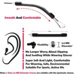 One AgePack of 4 Pcs 2 PairsSilicone Soft Rubber Sleeve Eyewear Ear Grips Frame Hook Temple Tips Retainer Spectacles Reading Eye Glasses Sunglasses from Anti Slipping Anti Slide Anti Fall BLACK 0 3 2025