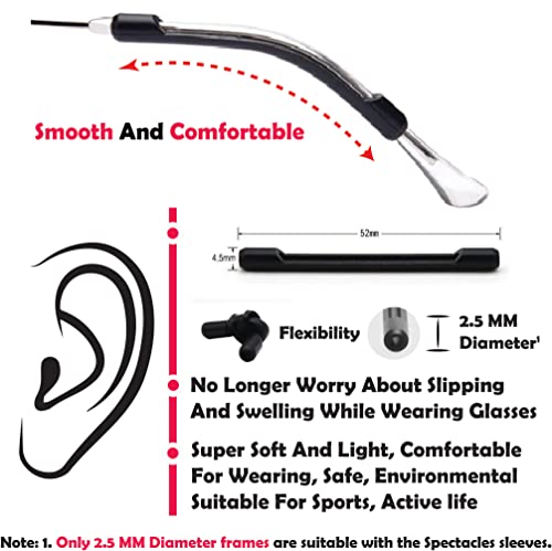 One-AgePack-of-4-Pcs-2-PairsSilicone-Soft-Rubber-Sleeve-Eyewear-Ear-Grips-Frame-Hook-Temple-Tips-Retainer-Spectacles-Reading-Eye-Glasses-Sunglasses-from-Anti-Slipping-Anti-Slide-Anti-Fall-BLACK-0-3 One AgePack of 4 Pcs 2 PairsSilicone Soft Rubber Sleeve Eyewear Ear Grips Frame Hook Temple Tips Retainer Spectacles Reading Eye Glasses Sunglasses from Anti Slipping Anti Slide Anti Fall BLACK 0 3 2025