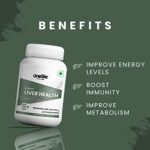 Mediciner.in - Onelife Liv Dtox - Silymarin Milk Thistle 600 mg with Neem, Amla & Guduchi - Detoxifier & Regenerator - Complete Liver Care- 60 Tablets (Pack Of 1) | 2025 Onelife Liv Dtox Silymarin Milk Thistle 600 mg with Neem Amla Guduchi for Liver Detox Liver Detoxifier Regenerator for Complete Liver Care 60 Tablets Pack Of 1 0 2 2025
